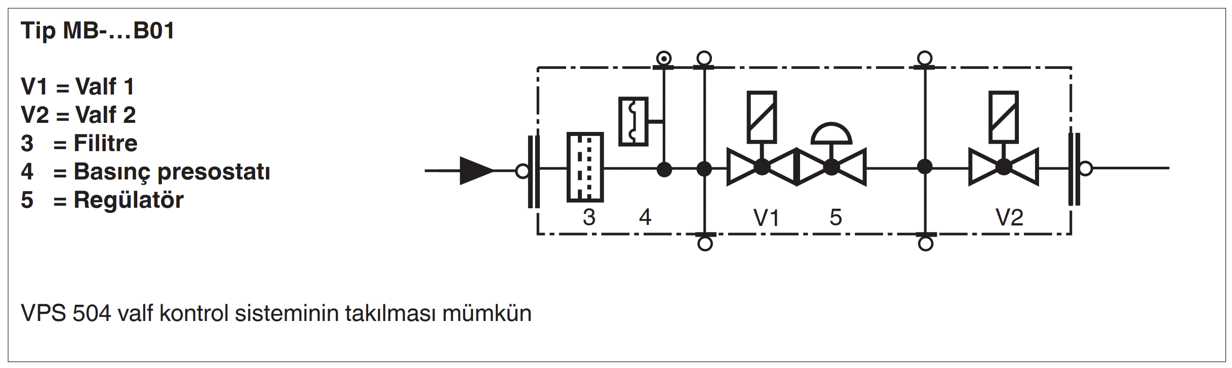 DUNGS 405-412 multiblok valf bilgisi