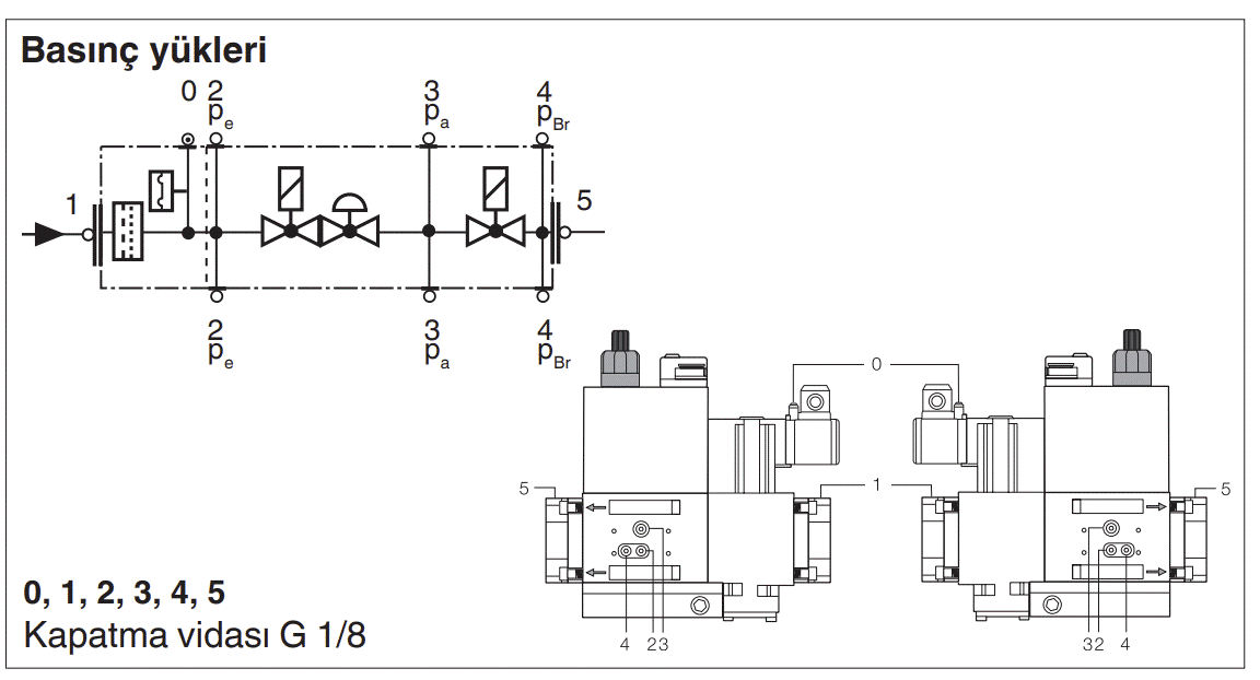 DUNGS 415-420 multiblok basınç yükleri