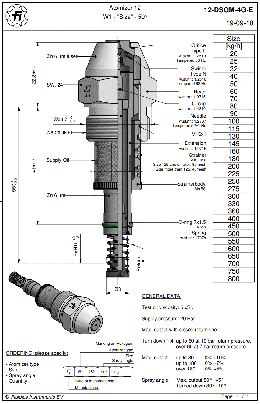 Fluidics Atomizer Teknik Görsel
