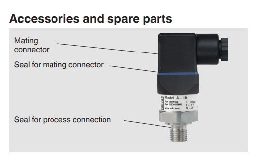 WIKA A-10 aksesuar ve yedek parça