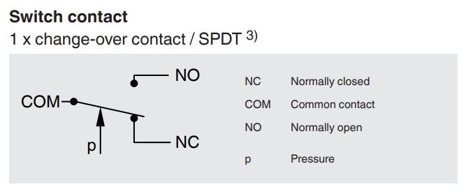 PSM-550 switch kontak yapısı