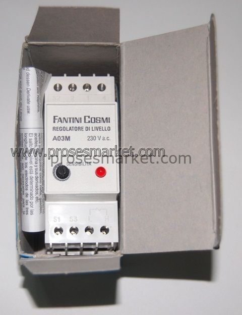 Fantini Cosmi A03M Seviye Kontrol Rölesi Resetsiz 230 Vac