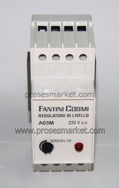 Fantini Cosmi A03M Seviye Kontrol Rölesi Resetsiz 230 Vac