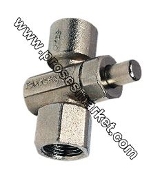 Pakkens Butonlu Manometre Valfi 1/2''