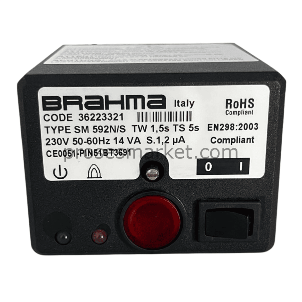 Brahma SM592N/S Brülör Otomatiği 36223321