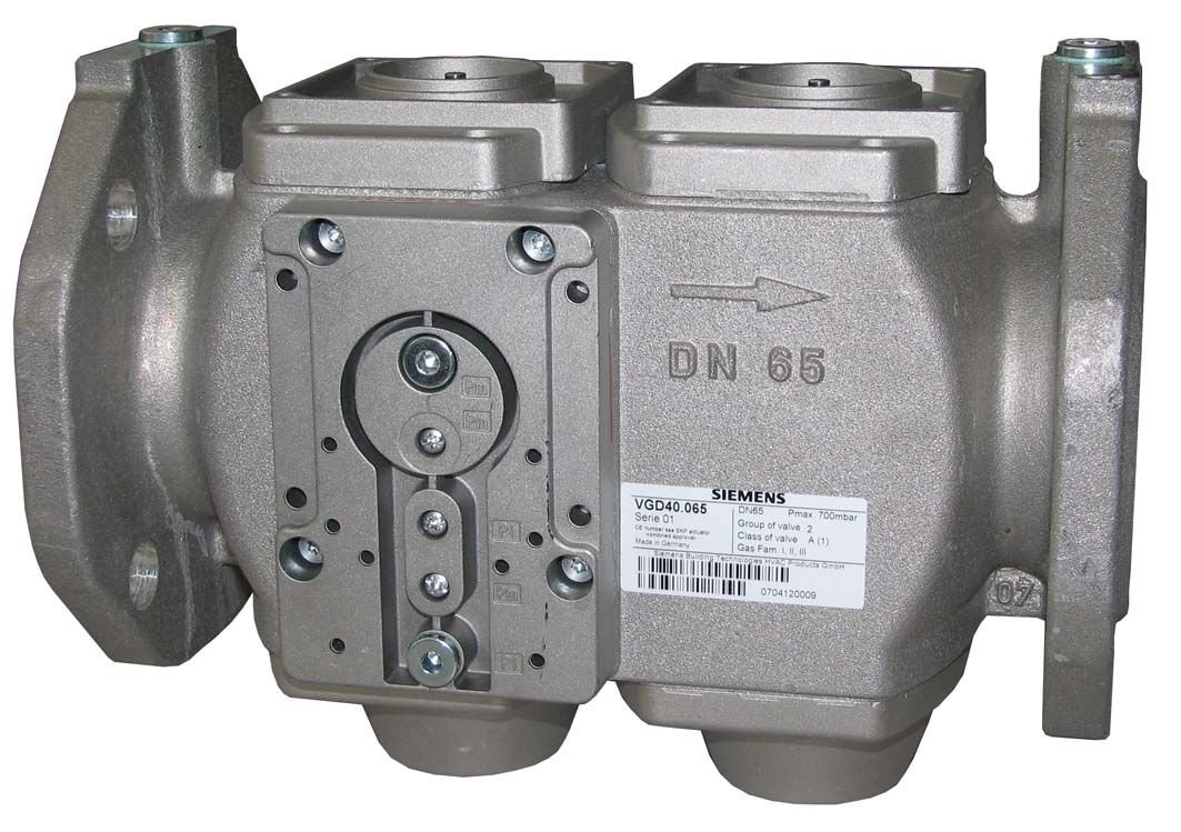 Siemens VGD40.065 DN65 Çiftli Gaz Vanası