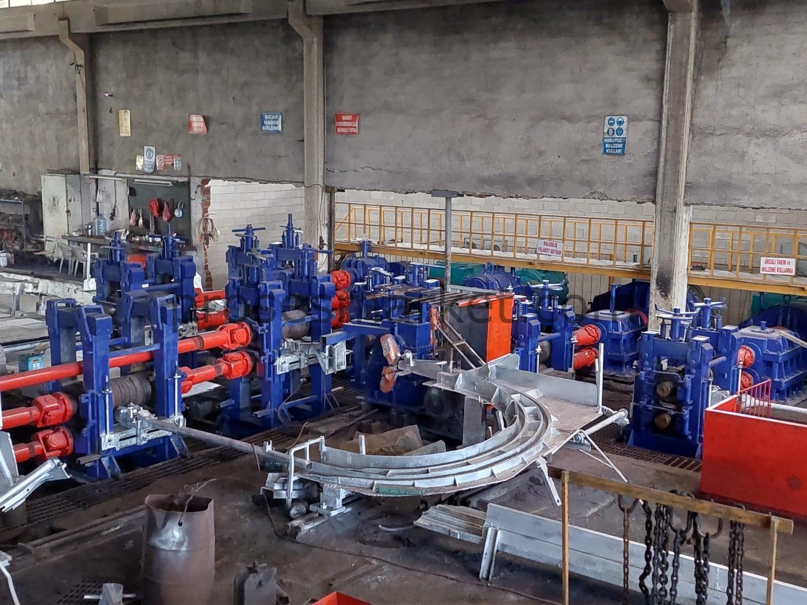 25 Ton/Saat 2. El Komple Hadde Hattı – Köşebent, Lama, Kare, İnşaat Demiri