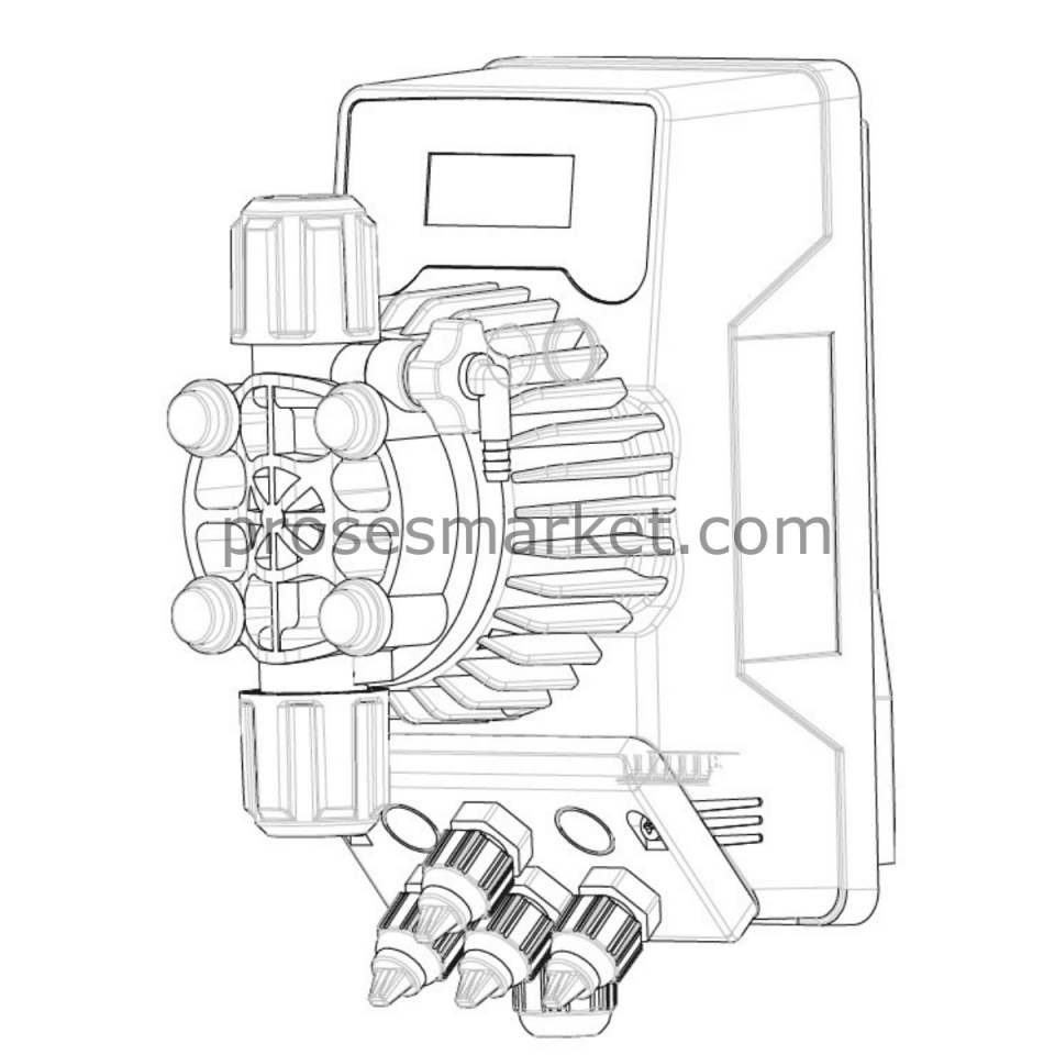SEKO Kompact DPT 200 Dozaj Pompası PVDF-T/SC/FPM