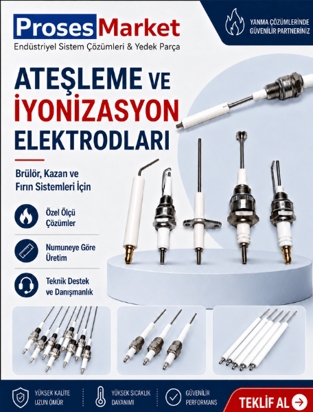 Ateşleme ve İyonizasyon Elektrodları